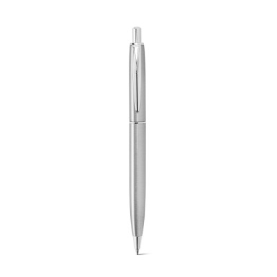 DOOLI. Stainless steel ballpoint pen (53 recycled), with shiny body